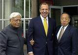 Da sinistra Natvar Singh, Sergey Lavrov  and Li Zhaoxing